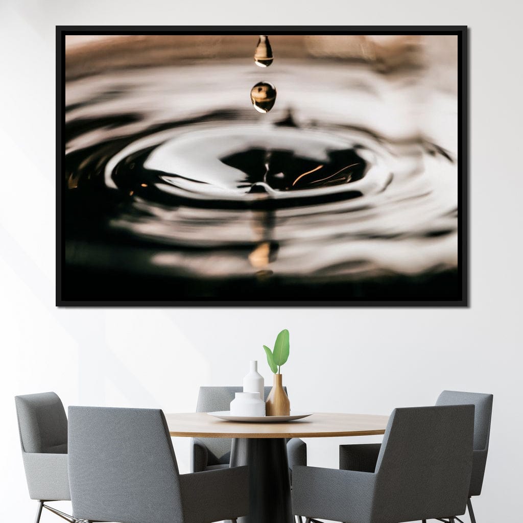 Drop Canvas Wall Art