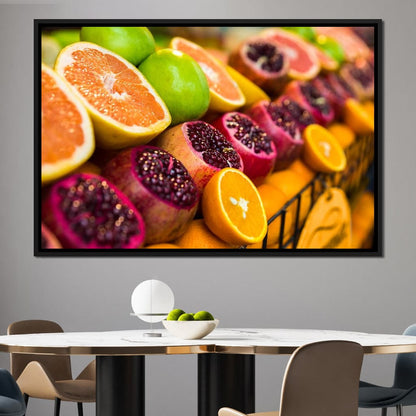 Istanbul Fruit Market Canvas Wall Art