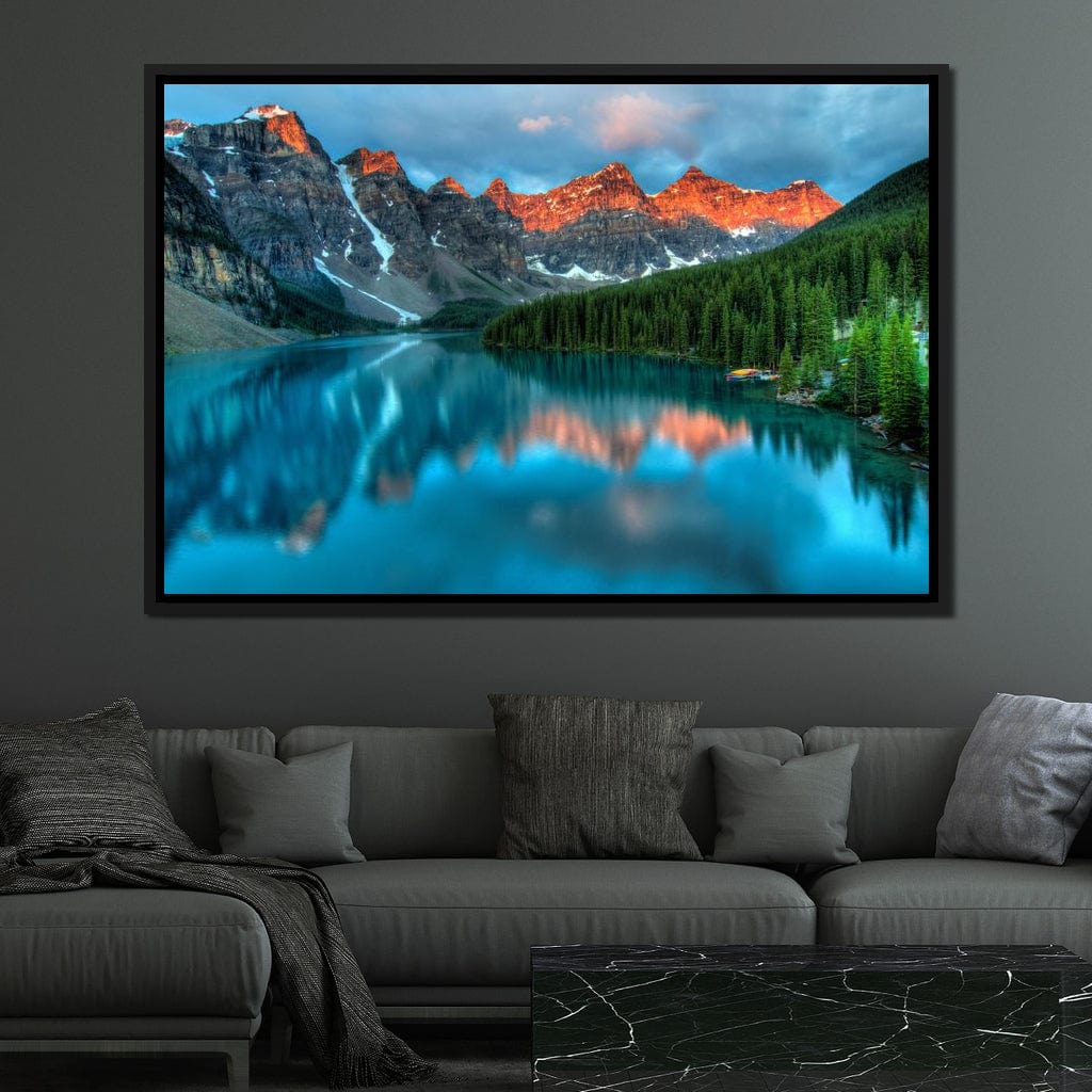 Moraine Lake Canvas Wall Art