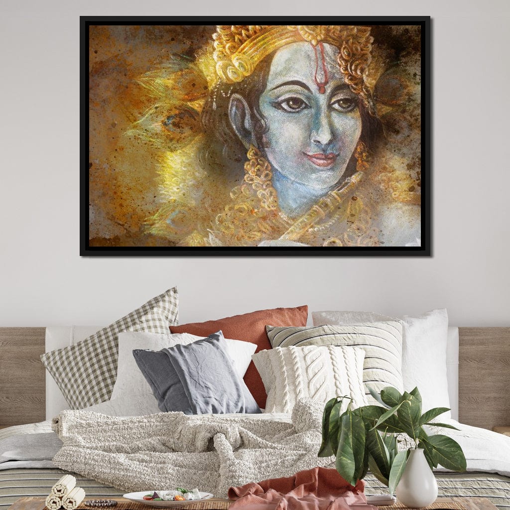 Krishna Canvas Wall Art