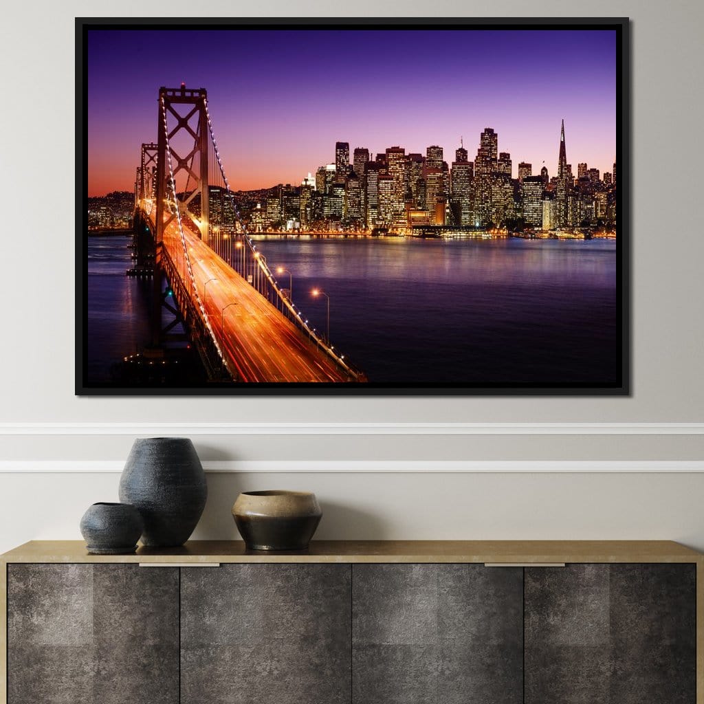 Bay Bridge Canvas Wall Art