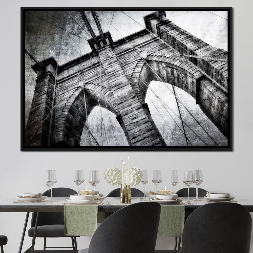 Brooklyn Bridge Arch Canvas Wall Art