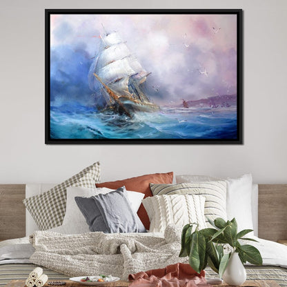 Trading Ship Canvas Wall Art