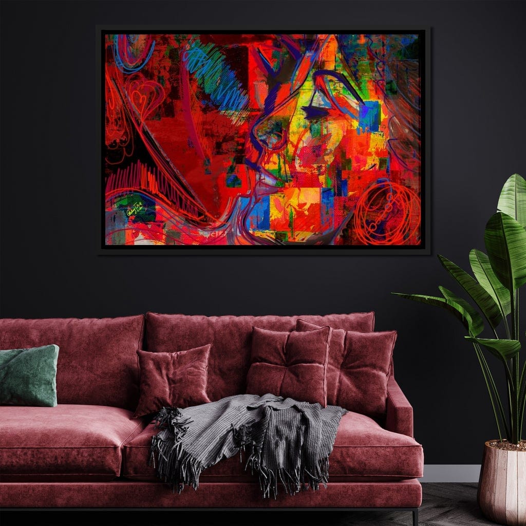 Kiss Canvas Wall Art