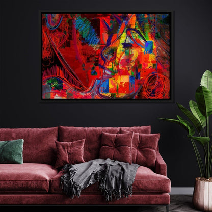 Kiss Canvas Wall Art