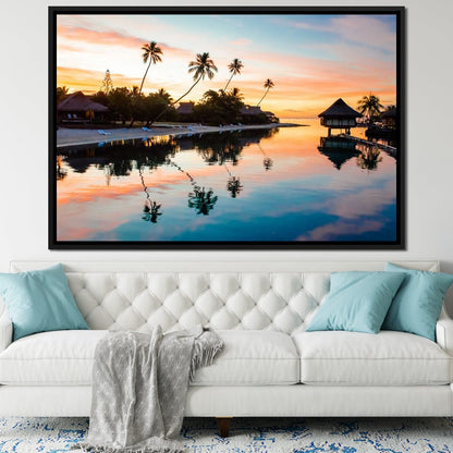 French Polynesia Canvas Wall Art