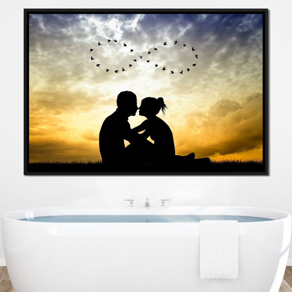 Love to Infinity Canvas Wall Art