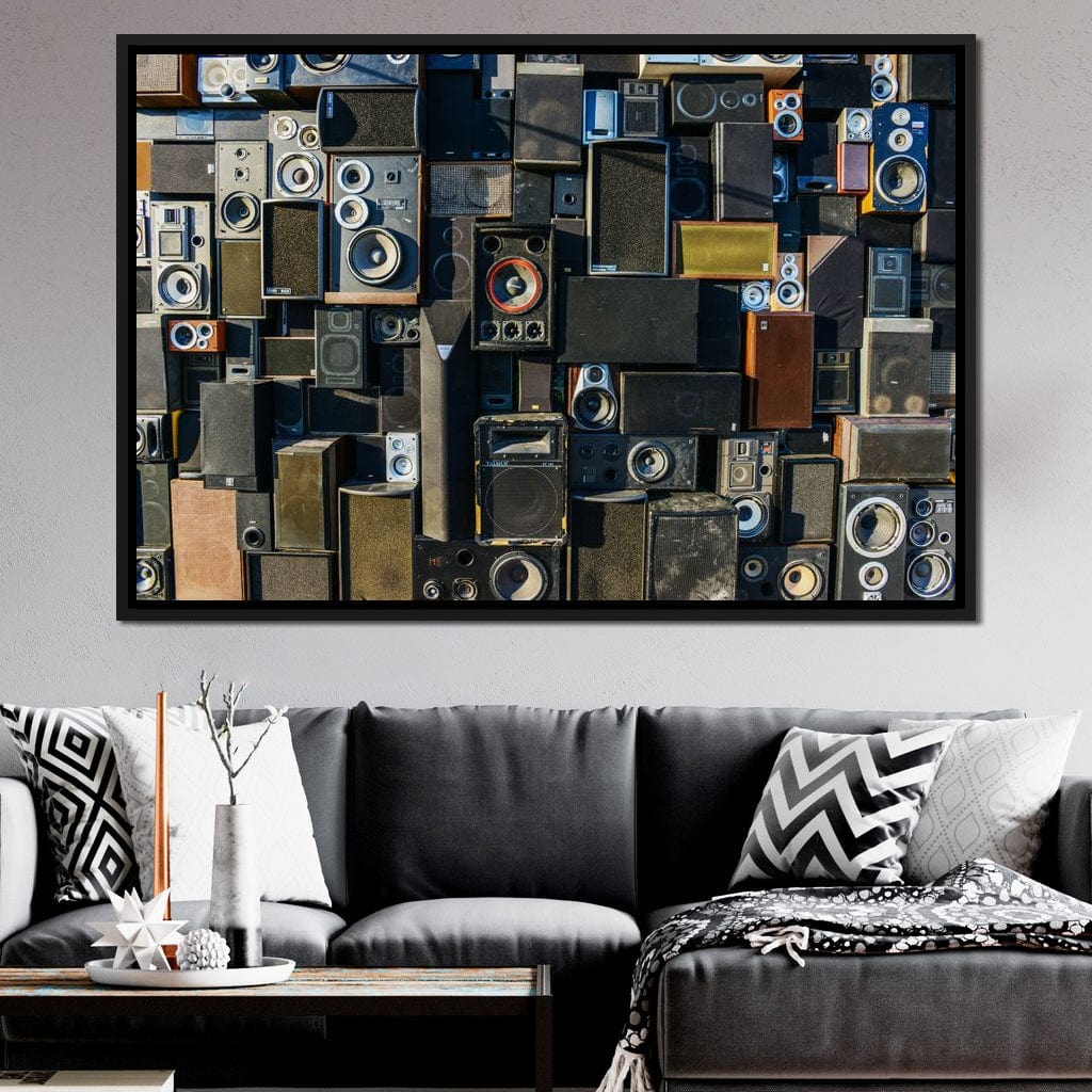 Speakers Wall Canvas Wall Art
