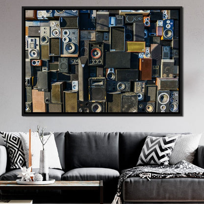 Speakers Wall Canvas Wall Art