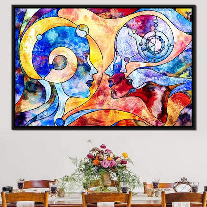 Face to Face Canvas Wall Art