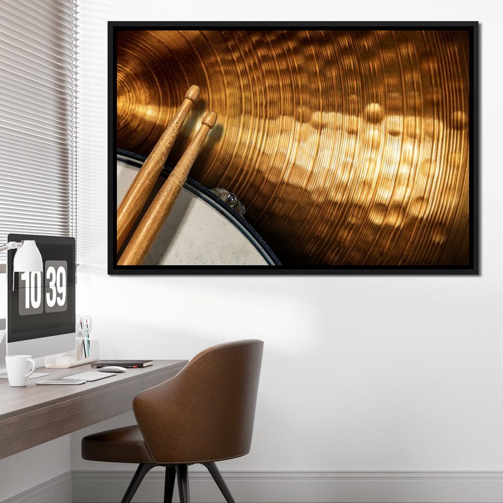 Percussionist Canvas Wall Art
