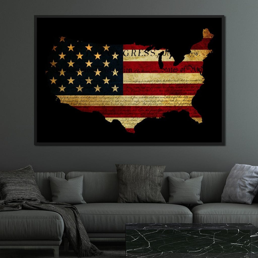 Declaration of Independence Canvas Wall Art