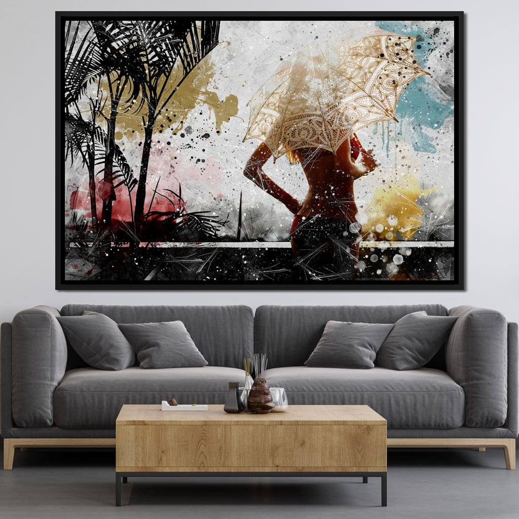Tropical Summer Canvas Wall Art