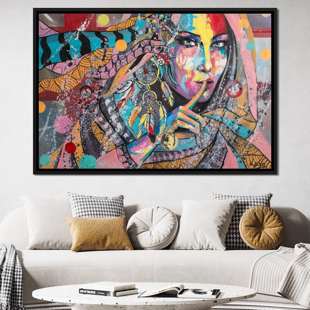 Mary Portrait Canvas Wall Art