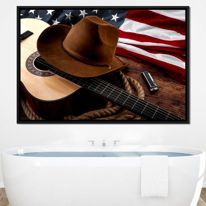 Country Music Canvas Wall Art