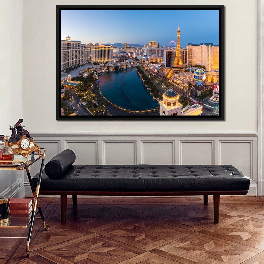 Las Vegas Skyline Canvas Wall Art