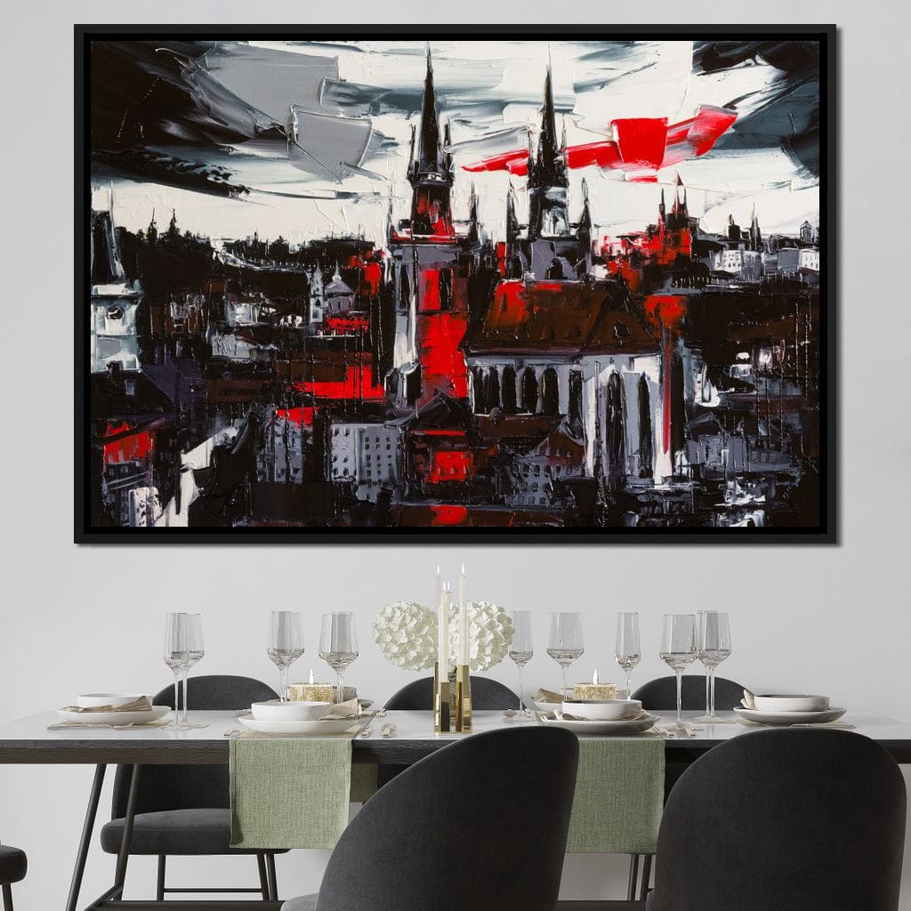 Medieval City Canvas Wall Art