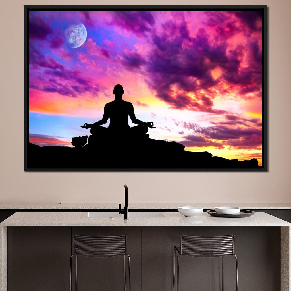 Master of Yoga Canvas Wall Art