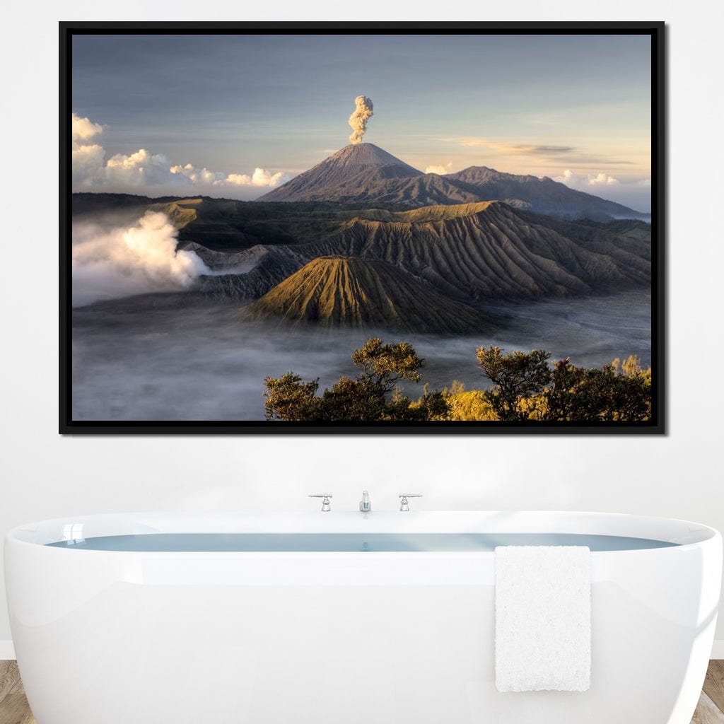 Bromo Volcano Canvas Wall Art