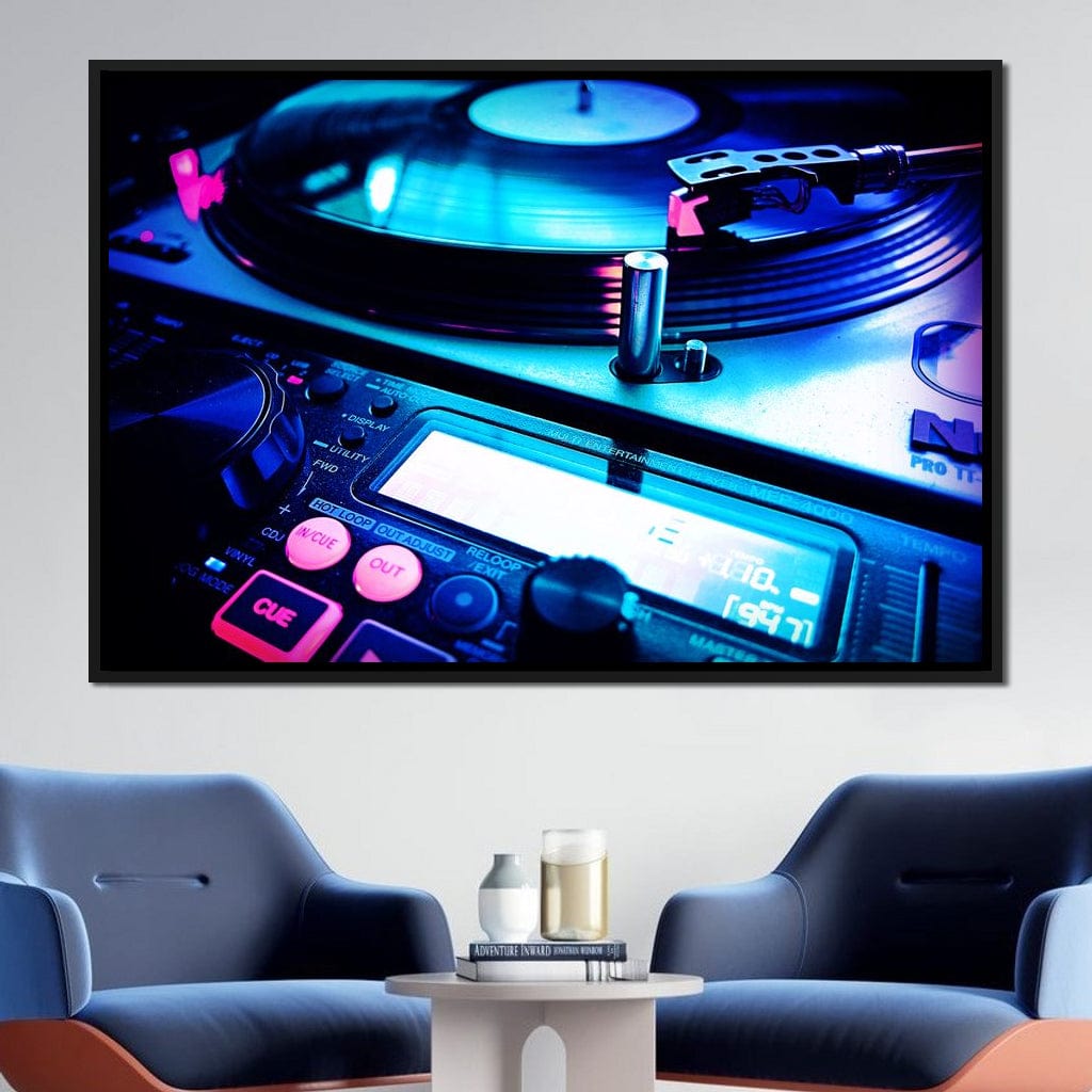 Long Live Vinyl Canvas Wall Art