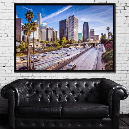 Los Angeles Skyline Canvas Wall Art