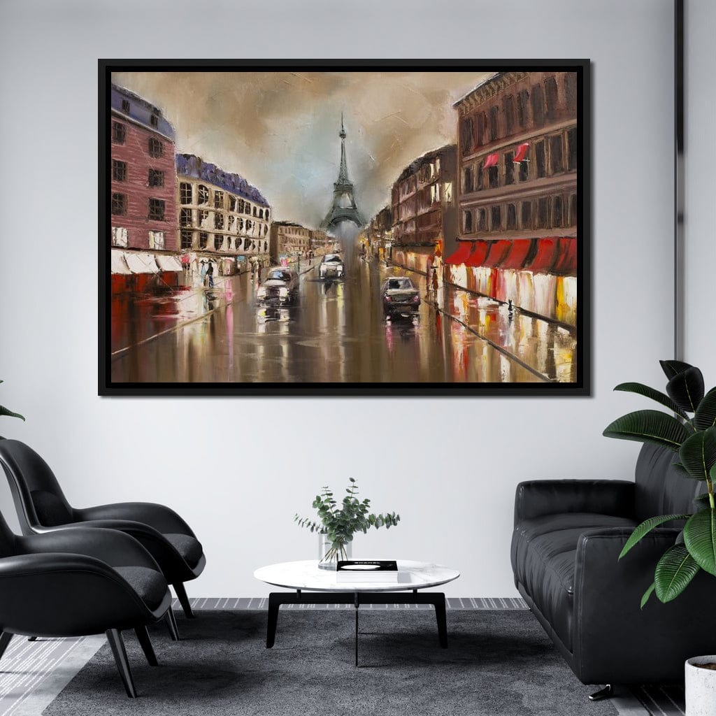 French Avenue Canvas Wall Art