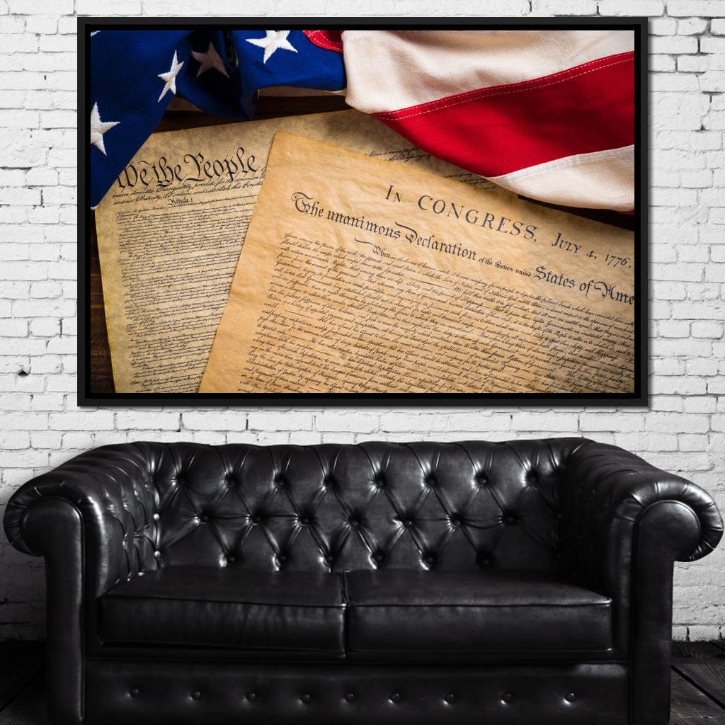 July 4th, 1776 Canvas Wall Art