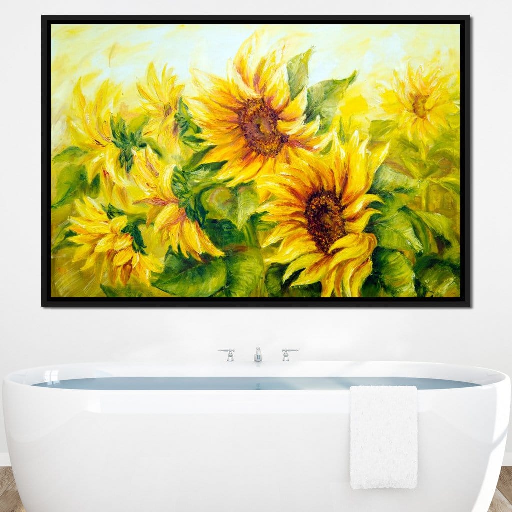 Beautiful Sunflowers Canvas Wall Art
