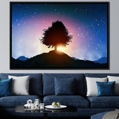 Spectacular Otherworldly Sunset Canvas Wall Art