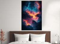 Abstract Universe Canvas Art – Galaxy Canvas Print | Framed & Ready to Hang