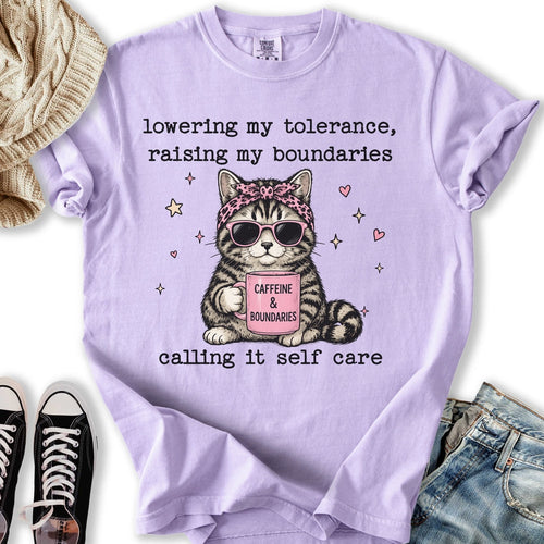 Self Care Cat Relaxed Tee