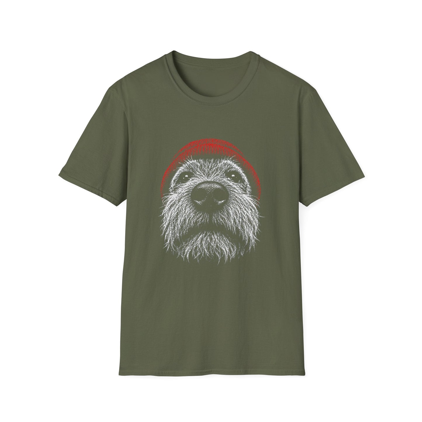 Red Hat Airedale Terrier Tee