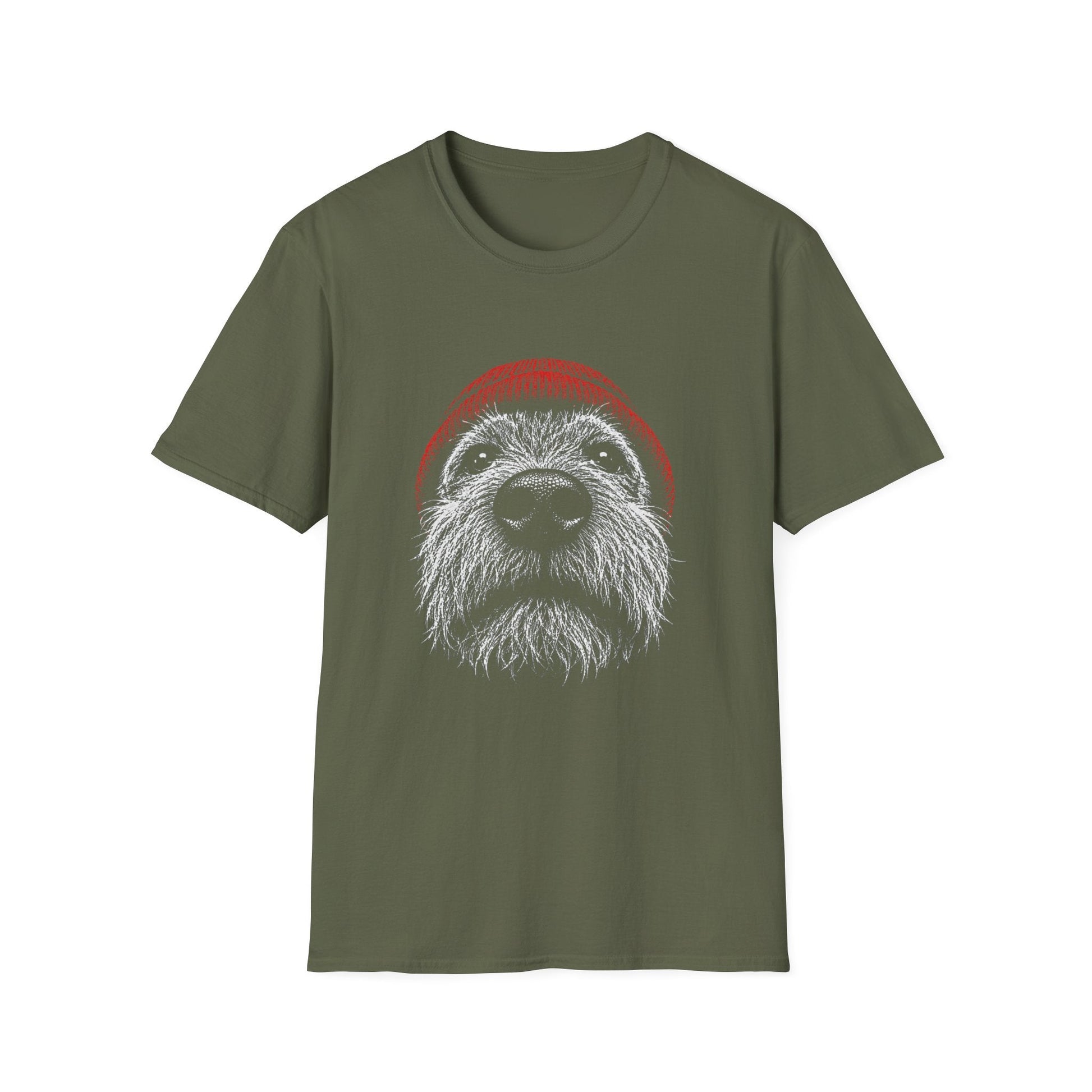 Red Hat Airedale Terrier Tee