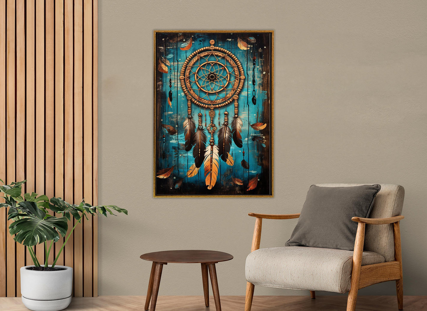 Dreamcatcher Canvas Print - Colorful Native American Wall Art | Ready to Hang