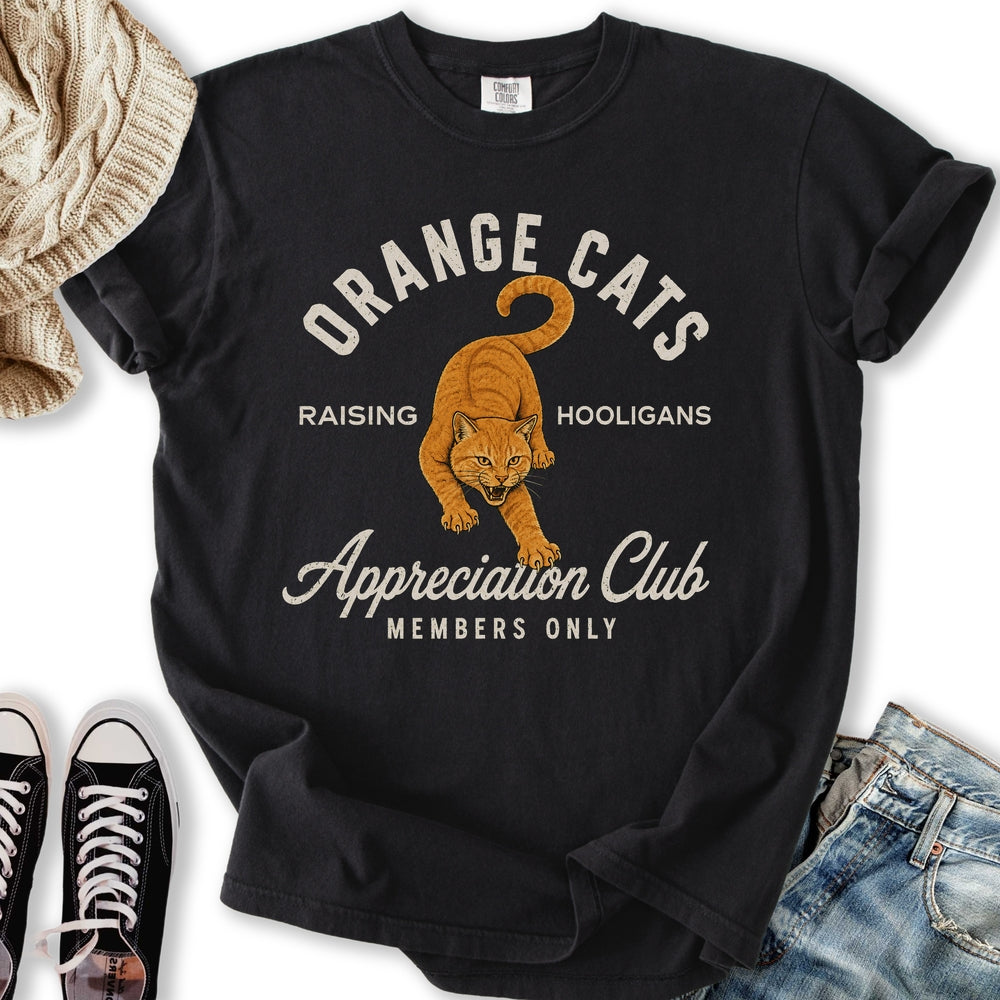 Orange Cats Appreciation Relaxed Tee