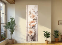Peony Flowers Canvas Print – Large Floral Wall Art | Soft Tones Peonies Poster