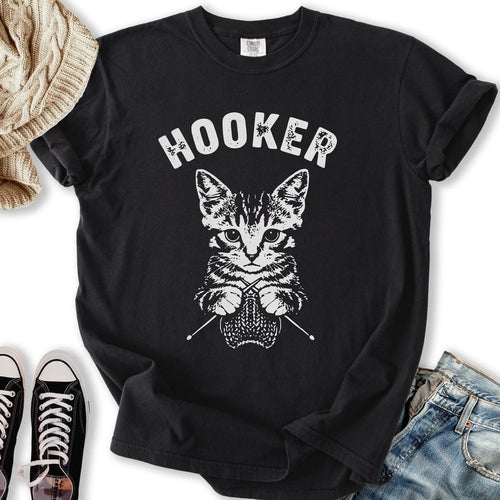Hooker Cat Relaxed Tee
