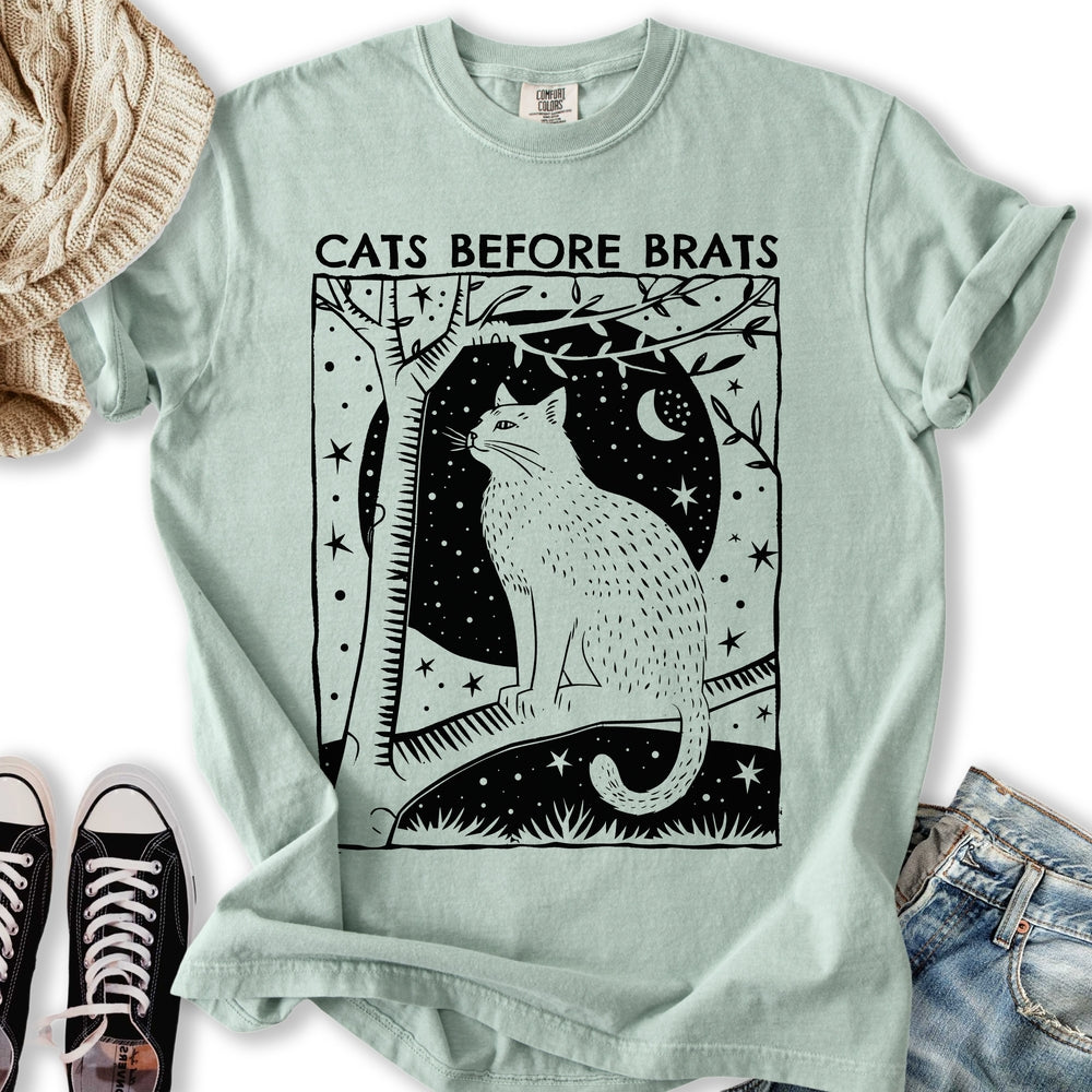 Cats Before Brats Relaxed Tee