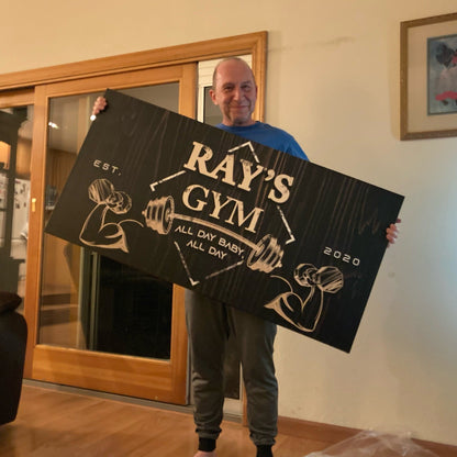 Gym Sign IV - canvas