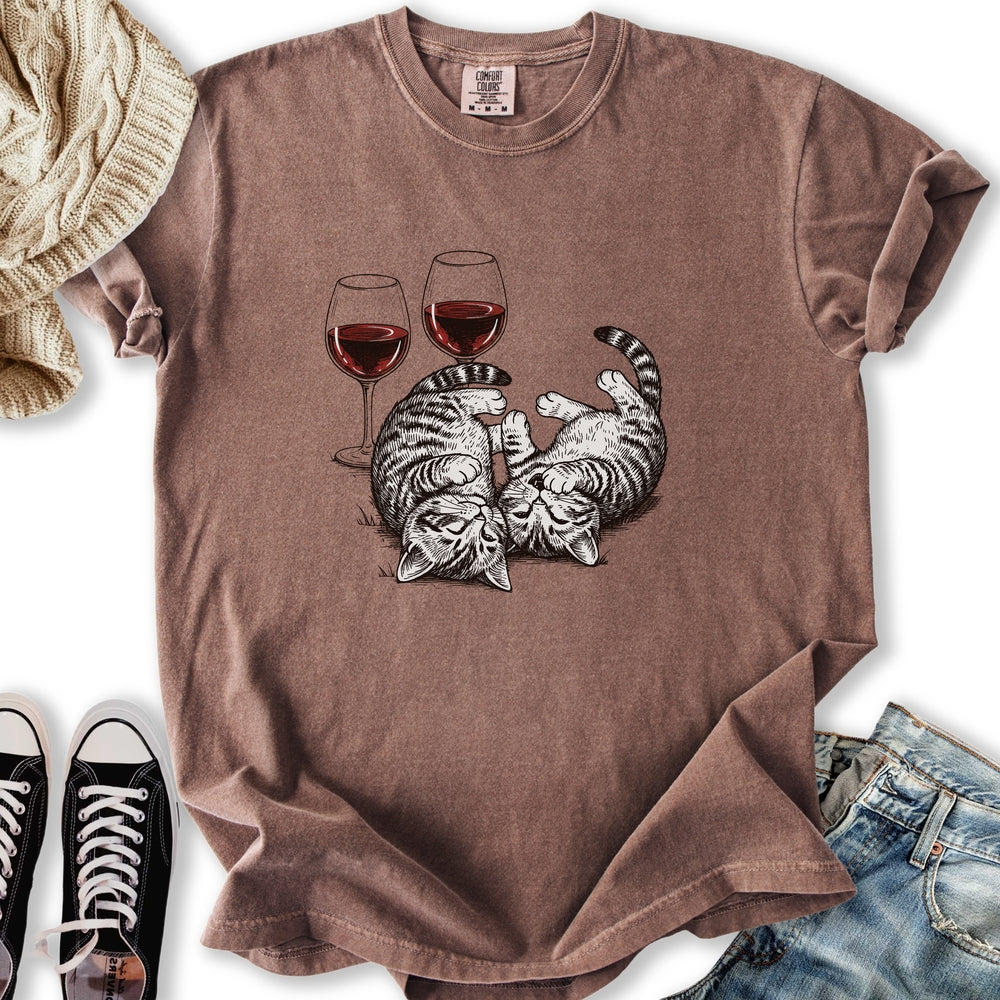 Red Wine Kittens Relaxed Tee