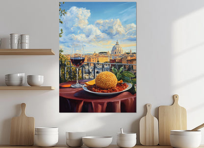 Rome Canvas Print – Supplì Wall Art | Framed Floating Frame Canvas, Ready to Hang
