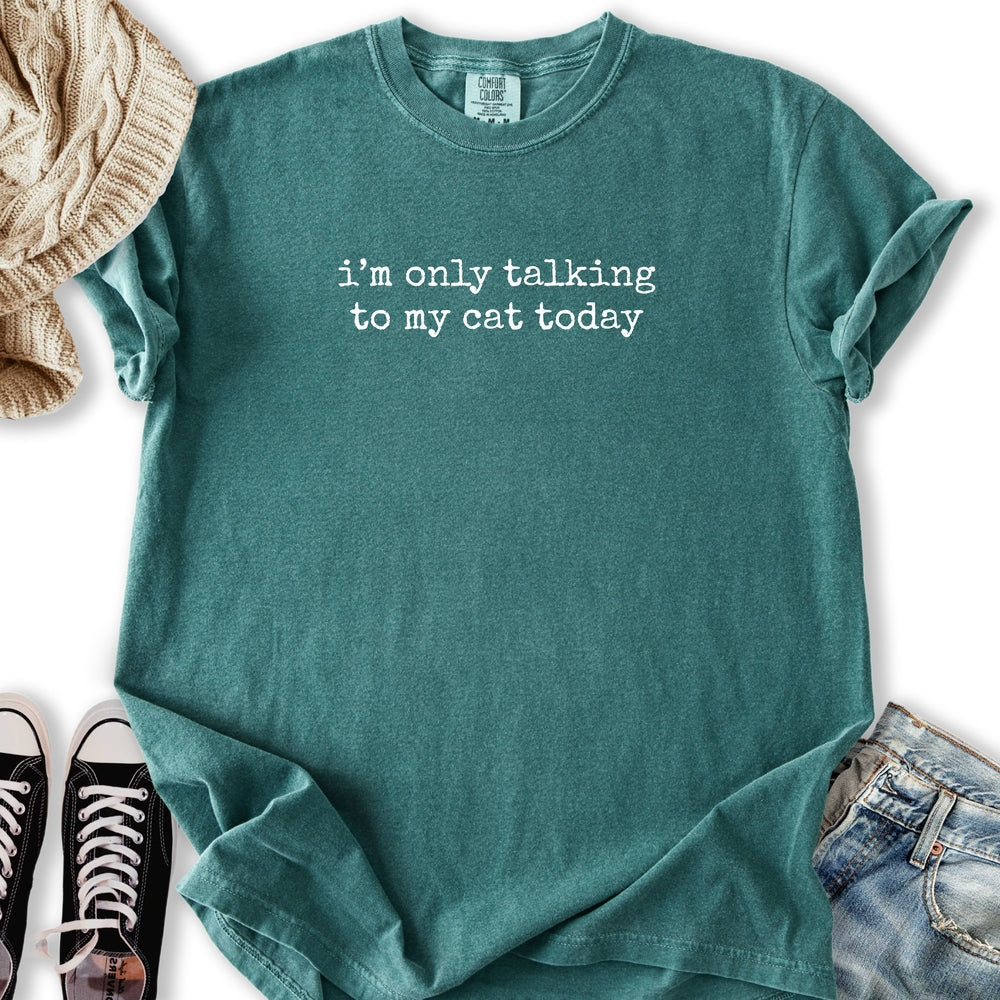 Talking To My Cat Relaxed Tee