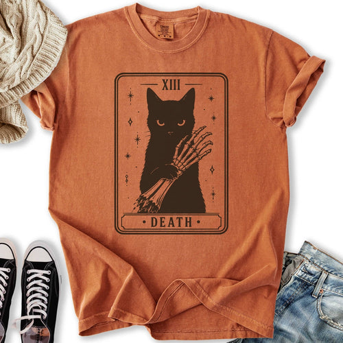 Death Cat Tarot Relaxed Tee