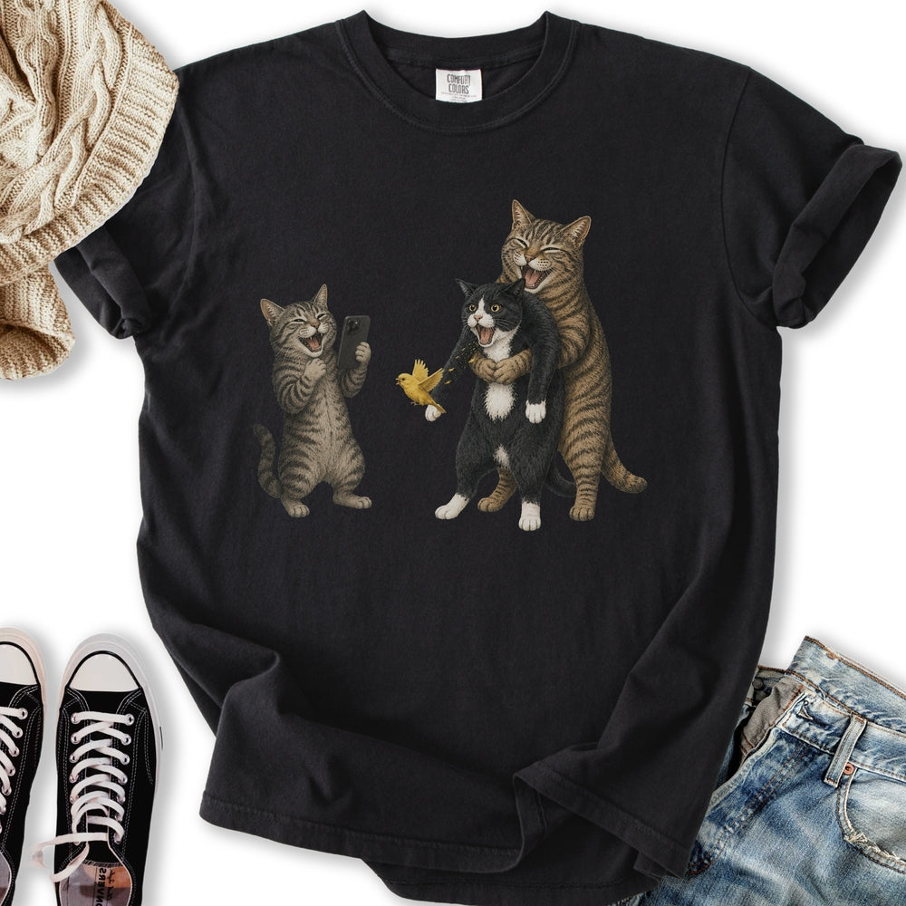 Cat Heimlich Prank Relaxed Tee