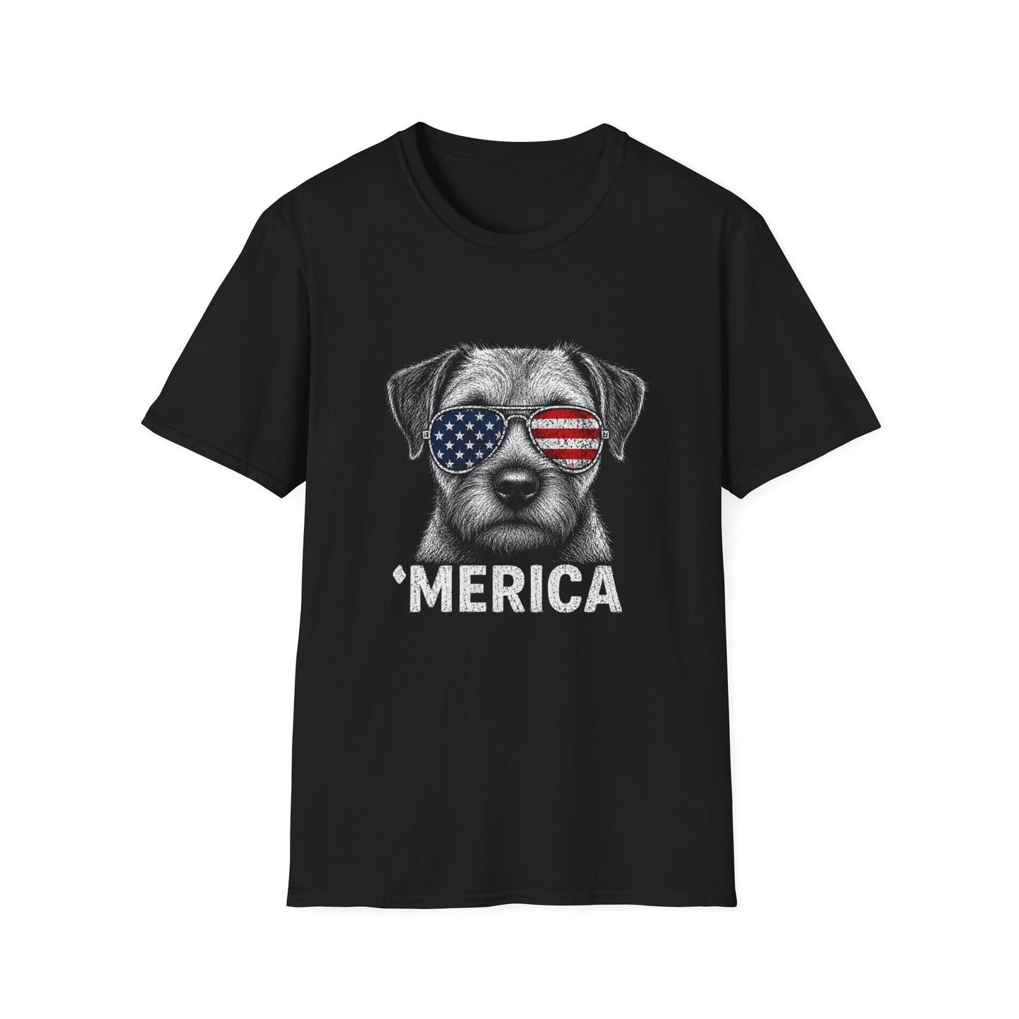 Border Terrier Merica Tee