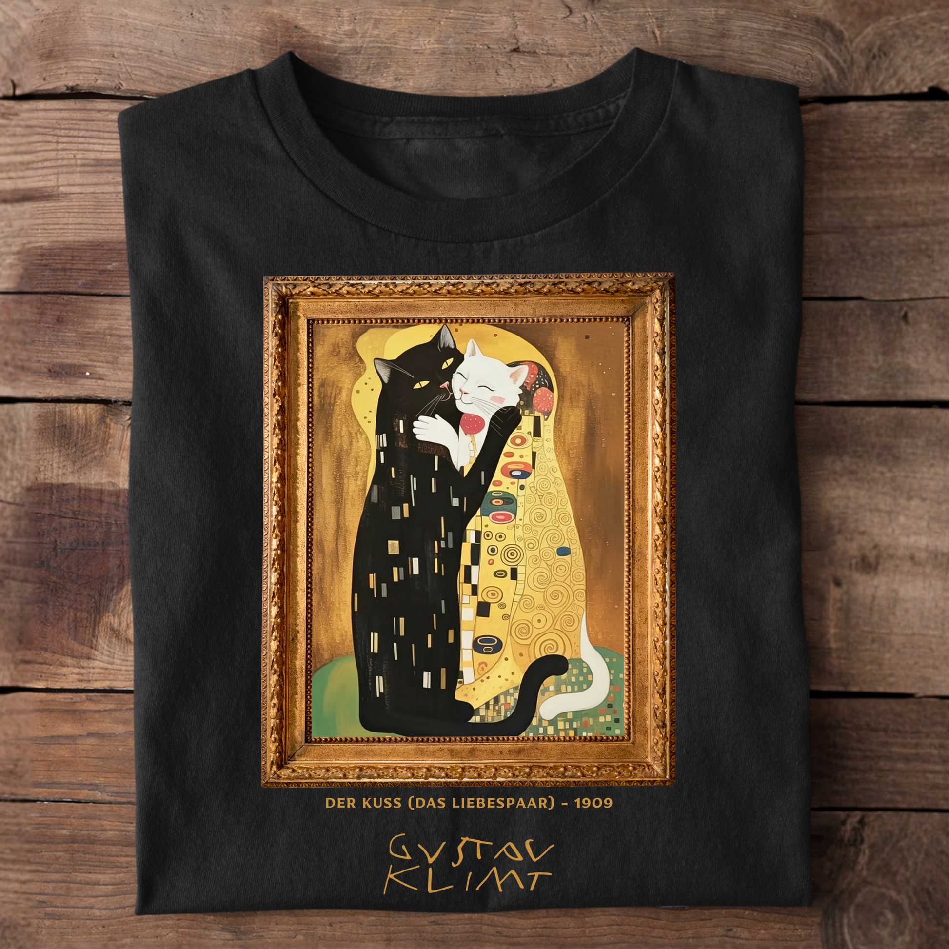 Gustav Klimt Der Kuss T-Shirt