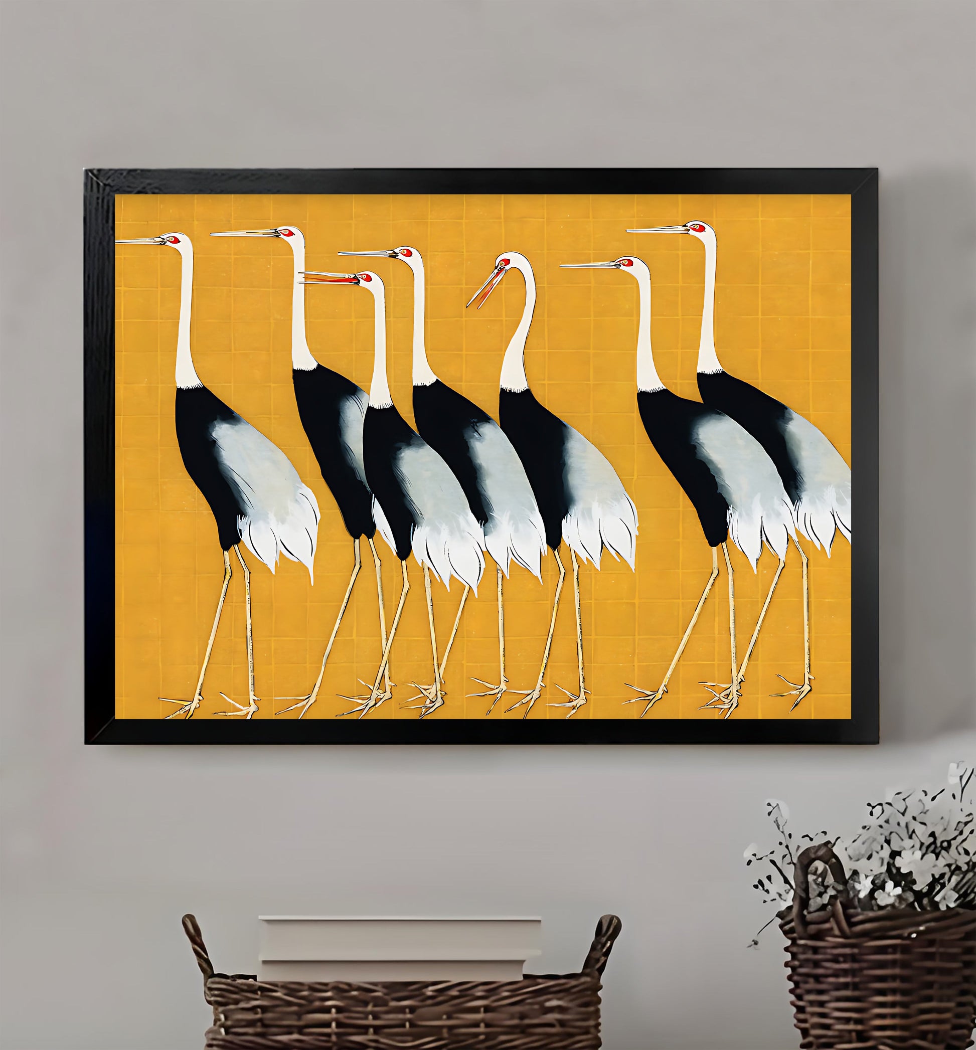 W413 Natural Wood Grain Canvas Decorative Painting – Abstract Art | Ideal for Living Rooms and Offices