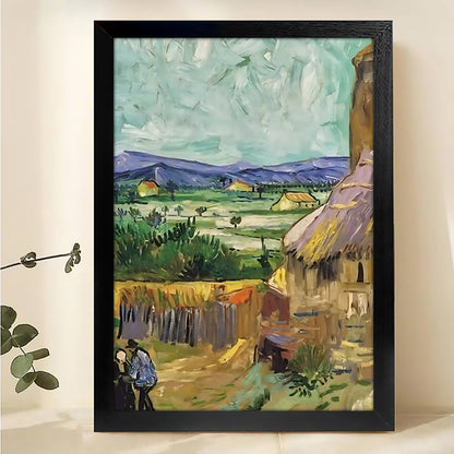 W400 Natural Wood Grain Canvas Decorative Painting – Abstract Art | Ideal for Living Rooms and Offices