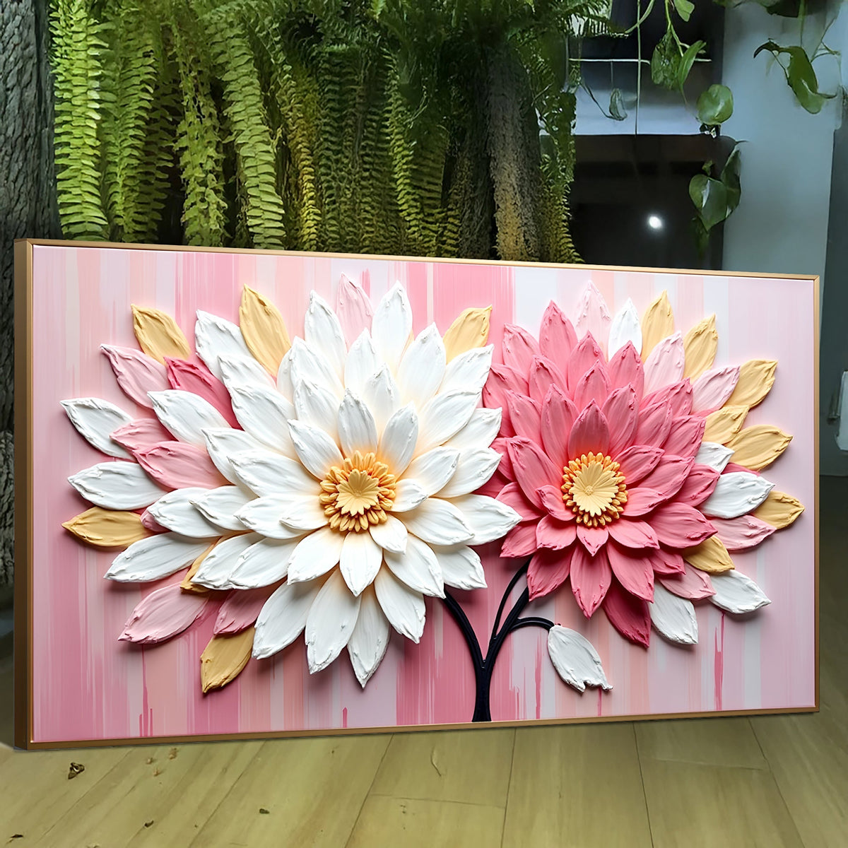 Blushing Blooms Pink Wall Art