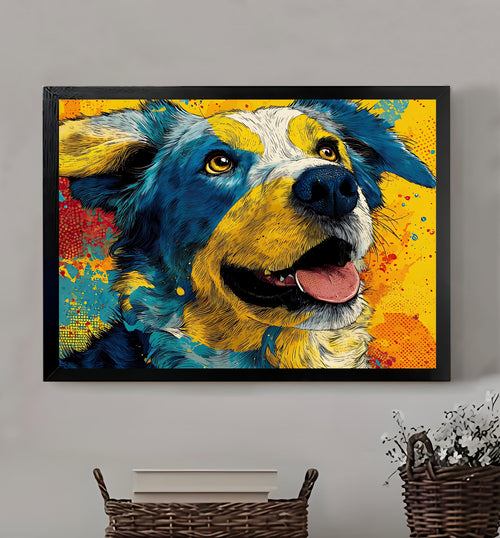 W244 Natural Wood Canvas – Abstract Art | Perfect for Living Room & Office